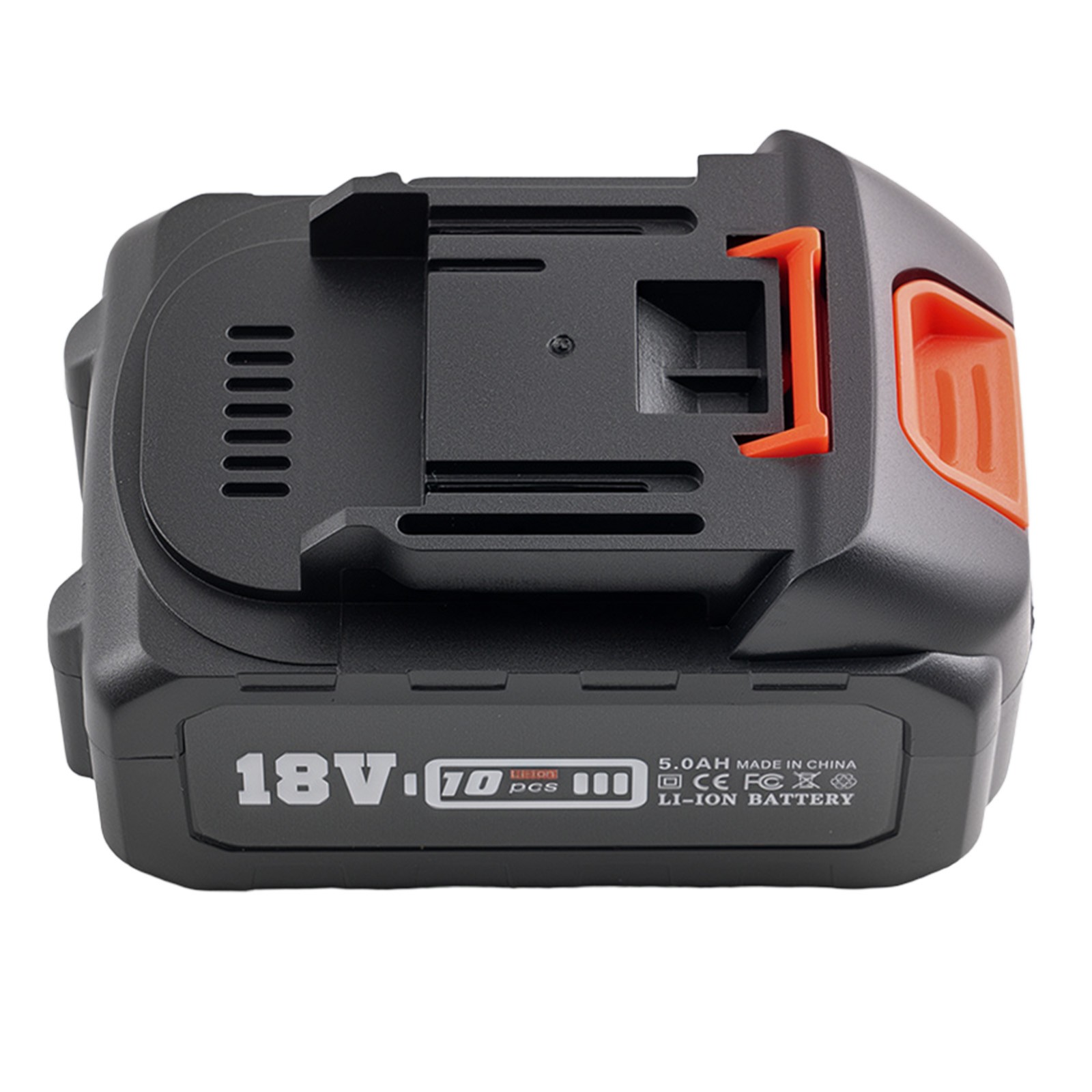 18v-21v 5.0 Ah Lithium Battery With Charger Adapter Led Indicator For Power Tool