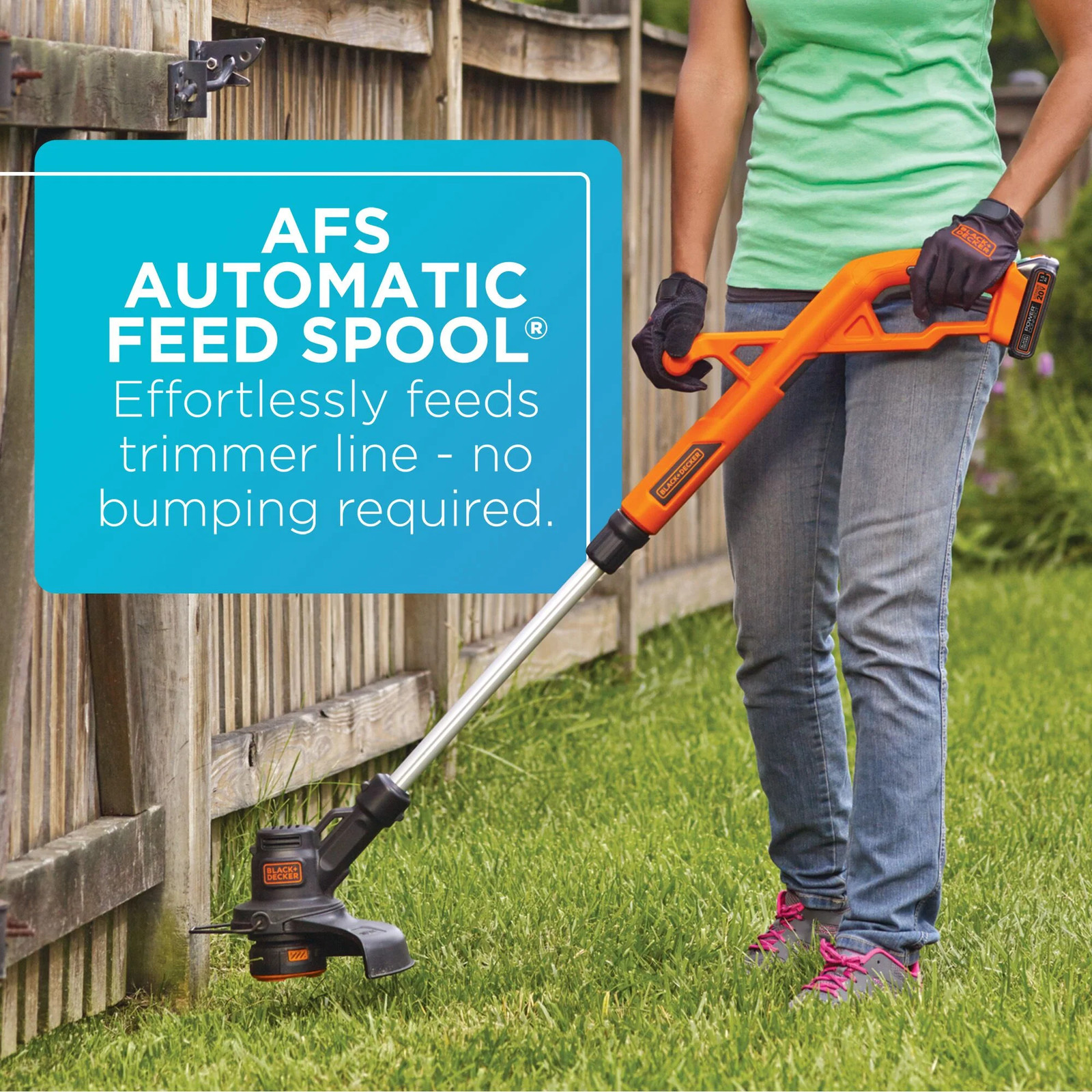 BLACK+DECKER 20V MAX* String Trimmer/Edger Kit, 10-Inch – LST201