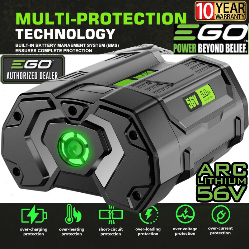 Upgrade ARC EGO POWER+ BA2800T 56V 5.0 Ah Lithium-ion Battery/Fuel Gauge NEW