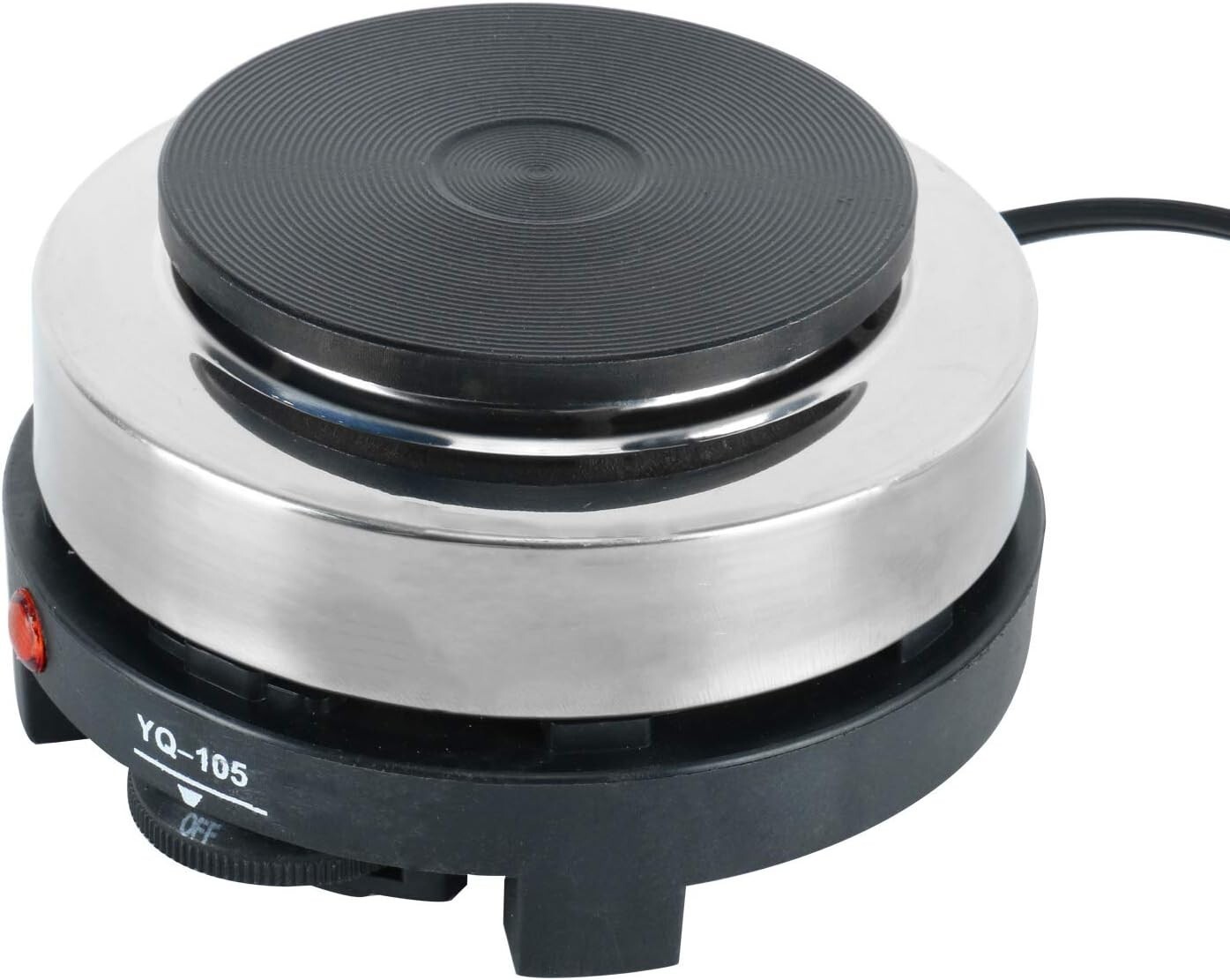 500W Electric Countertop Single Burner Portable Hot Plate Mini Stove 110V