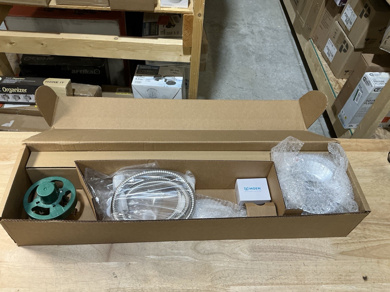READ DESCRIPTION MOEN Commercial Chrome Posi-Temp Handheld Shower 30” Slide Bar