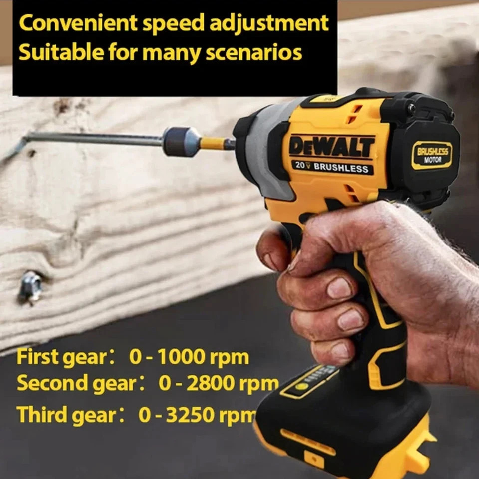 DEWALT DCF850 Impact Driver Electric Driver 20V Brushless Cordless 3250RPM