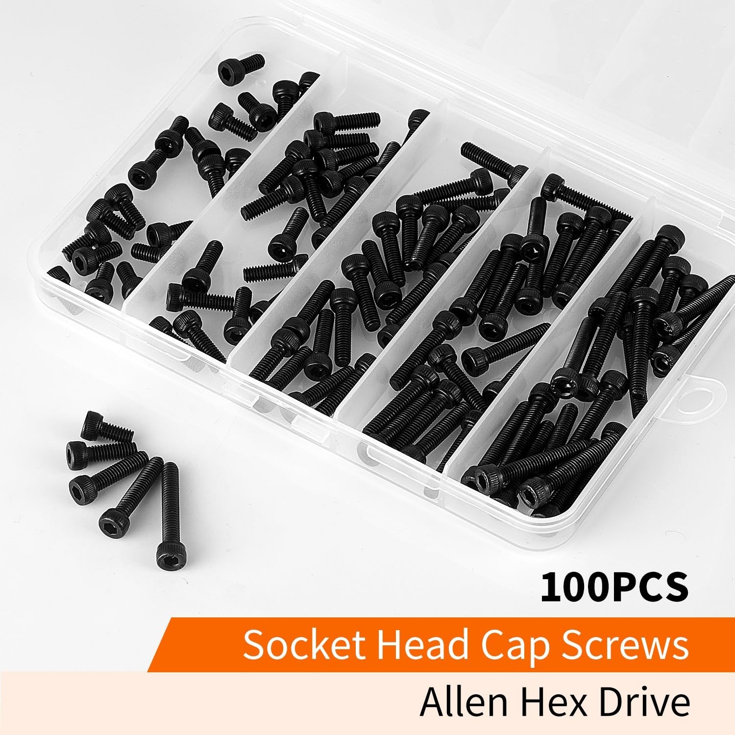 M4 x 8mm 12mm 16mm 20mm 25mm Hex Socket Head Cap Screws Bolts, 12.9 Grade All…