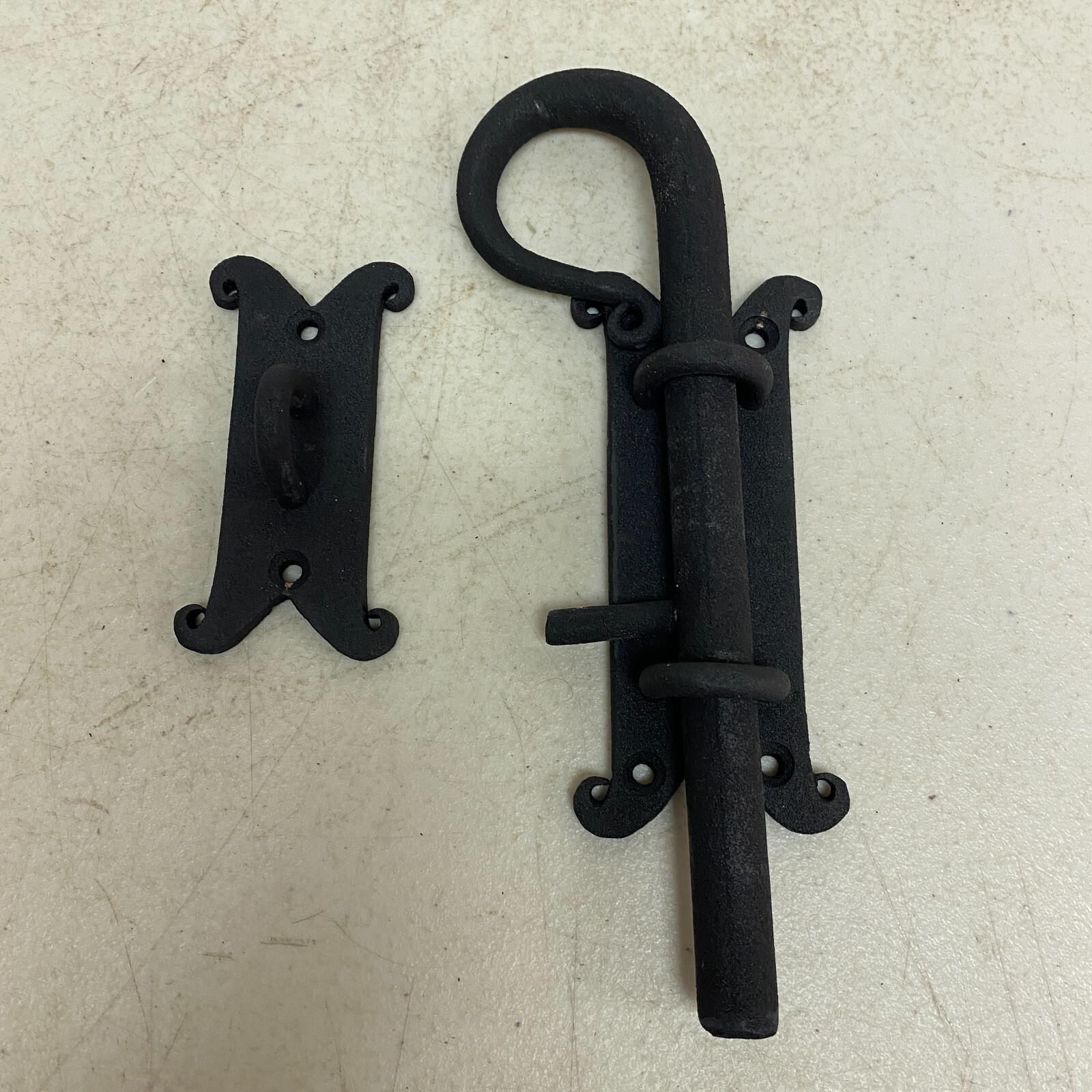 Signature Hardware Decorative Iron Sliding Bolt (MODEL: 060032BPC)