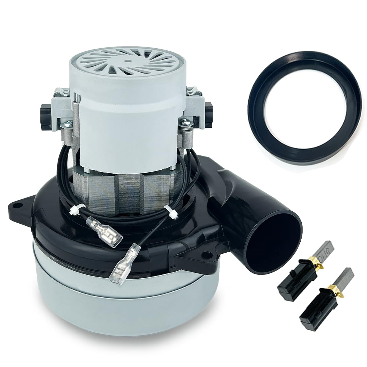 116392-00/01 Central Vacuum Motor, 120V/ 2 Stage/1100W/97Cfm/5.7 Inch, Replaceme