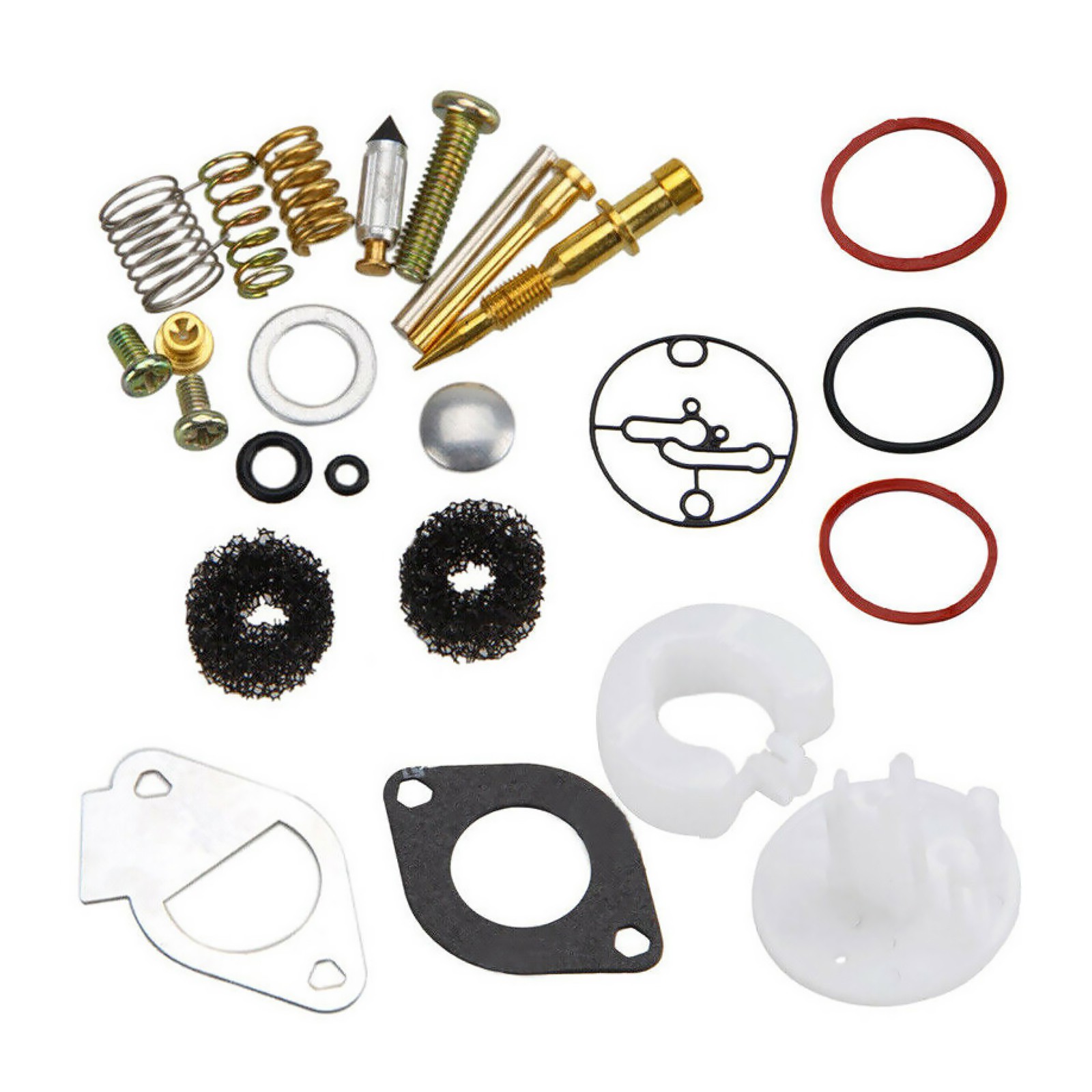 Plastic+ Metal Carburetor Rebuild Kit For Briggs Stratton Master Overhaul Nikki