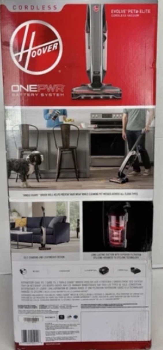 HOOVER BH53801V ONEPWR Evolve Pet Elite Kit Bagless, Cordless, Lightweight, NEW