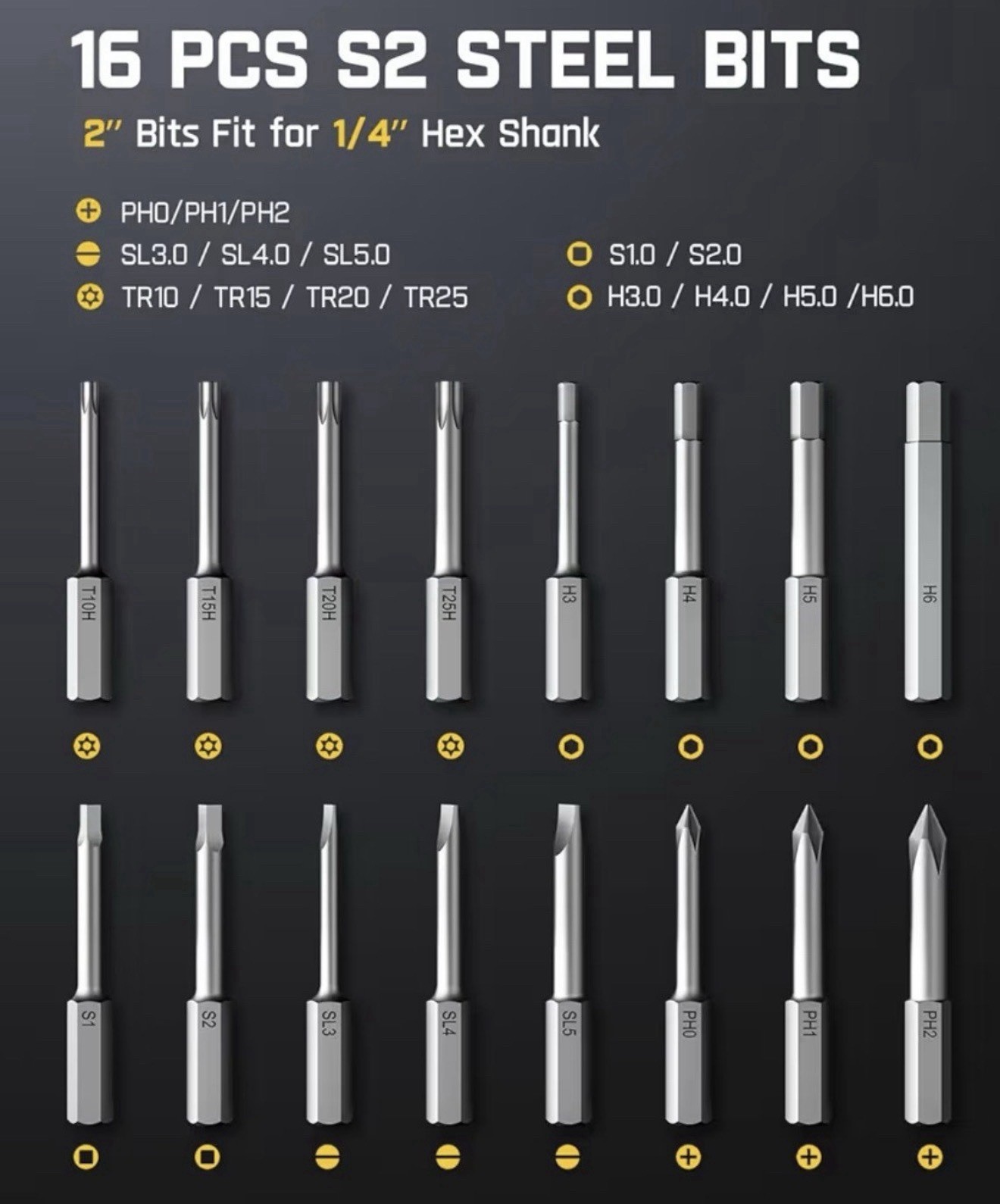 Fanttik S1 Pro 3.7V Electric Screwdriver, Cordless Screwdriver, 16 S2 Metal Bits