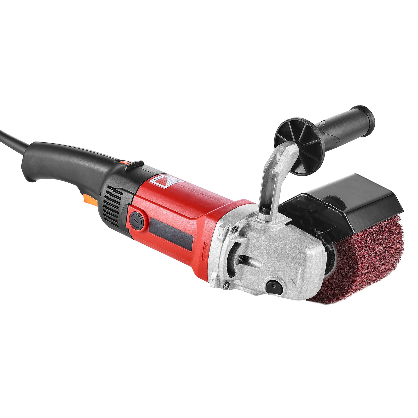 VEVOR Burnishing Polishing Machine 1200W 6-Speed Electric Metal Polisher 4 Wheel