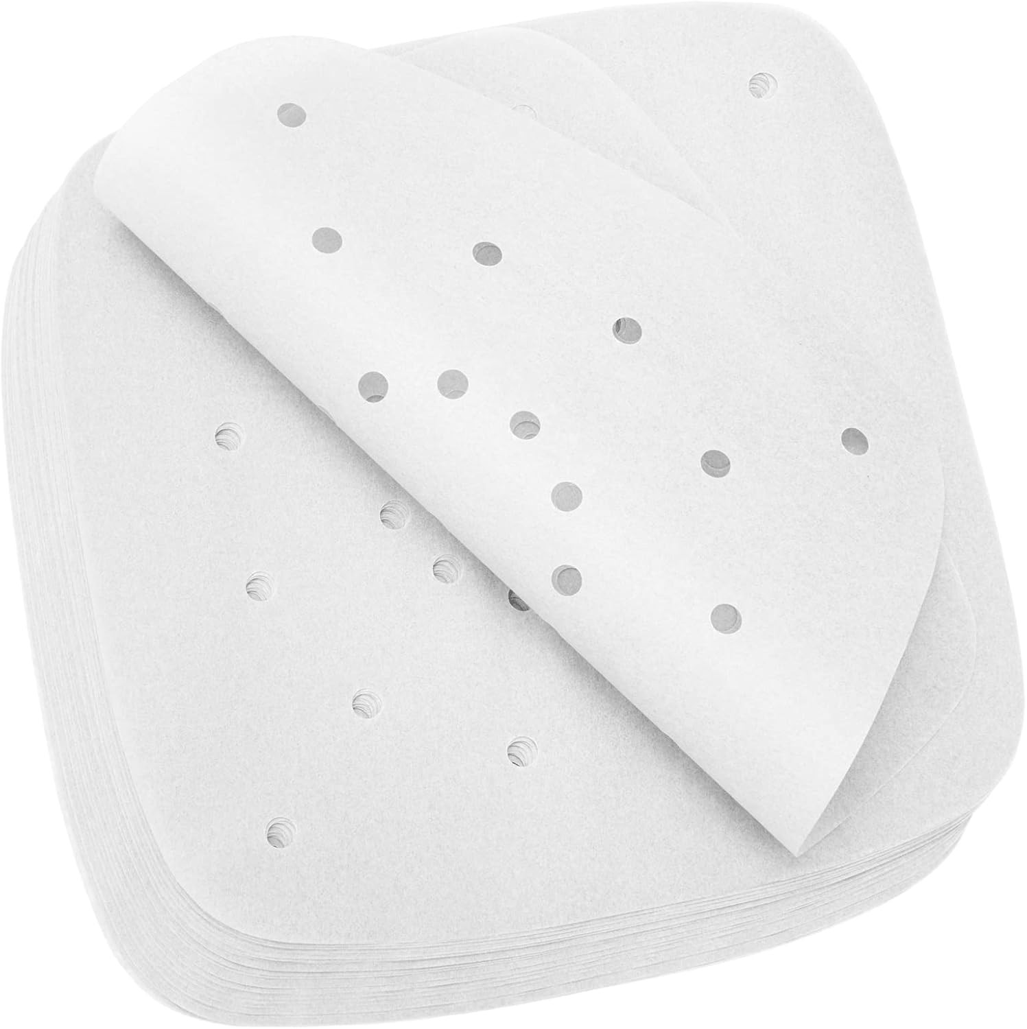 200pcs Air Fryer Parchment Paper Disposable Liner 8.5in x 8.5in, White