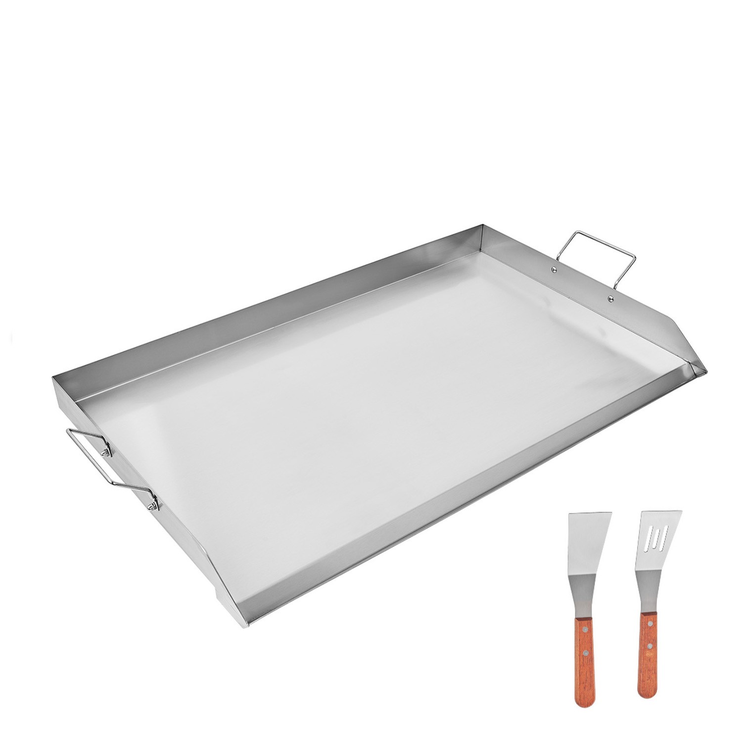 36×22 in Flat Top Griddle Stainless Steel Universal BBQ Grill Pan Cookware