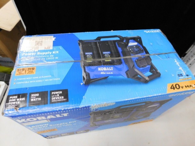Kobalt 1800W Portable Power Station Power Supply Kit #5418356