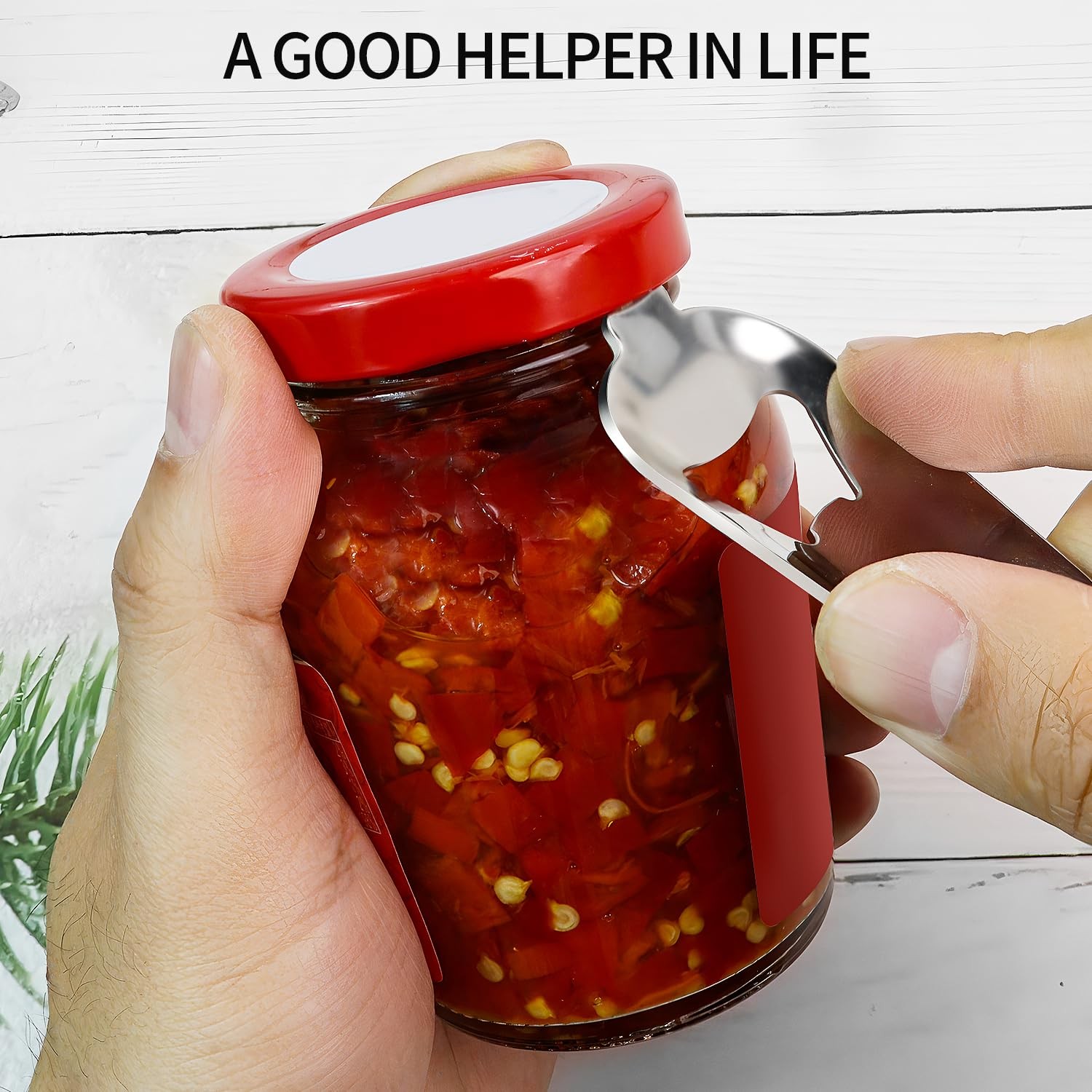 2 Pack Stainless Steel Multifunctional Mason Jar Opener, Easy Twist Manual Ha…