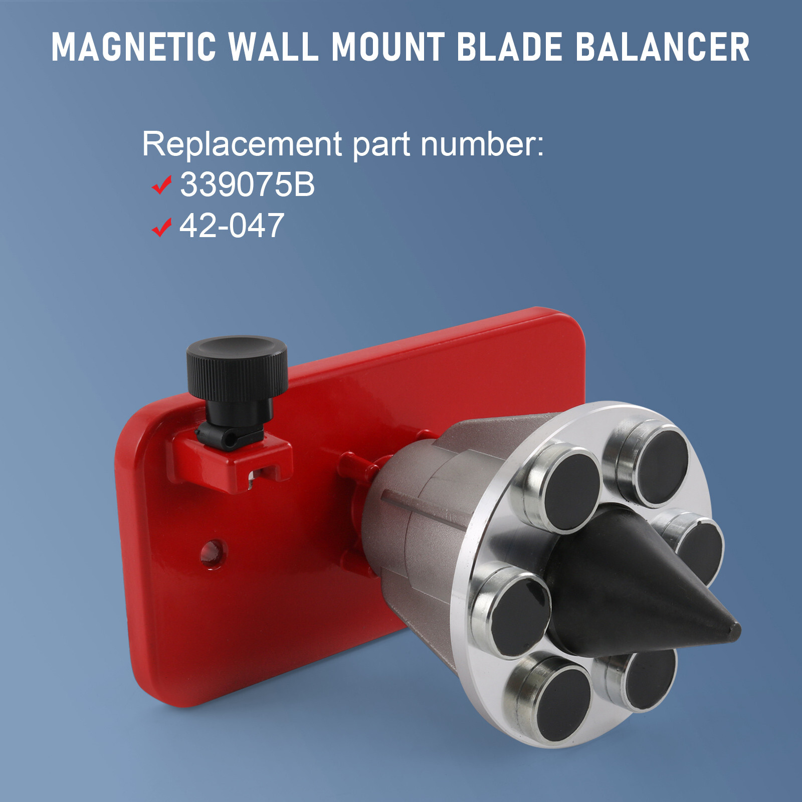 42-047 Magnetic Wall Mount Lawn Mower Blade Balancer Replace Oregon 42-047