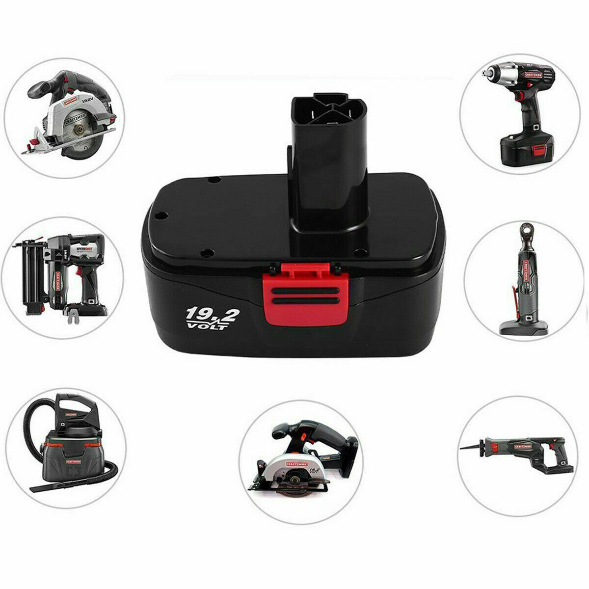 2Pack 19.2 Volt For Craftsman Battery C3 DieHard 130279005 11376 130279003 11375