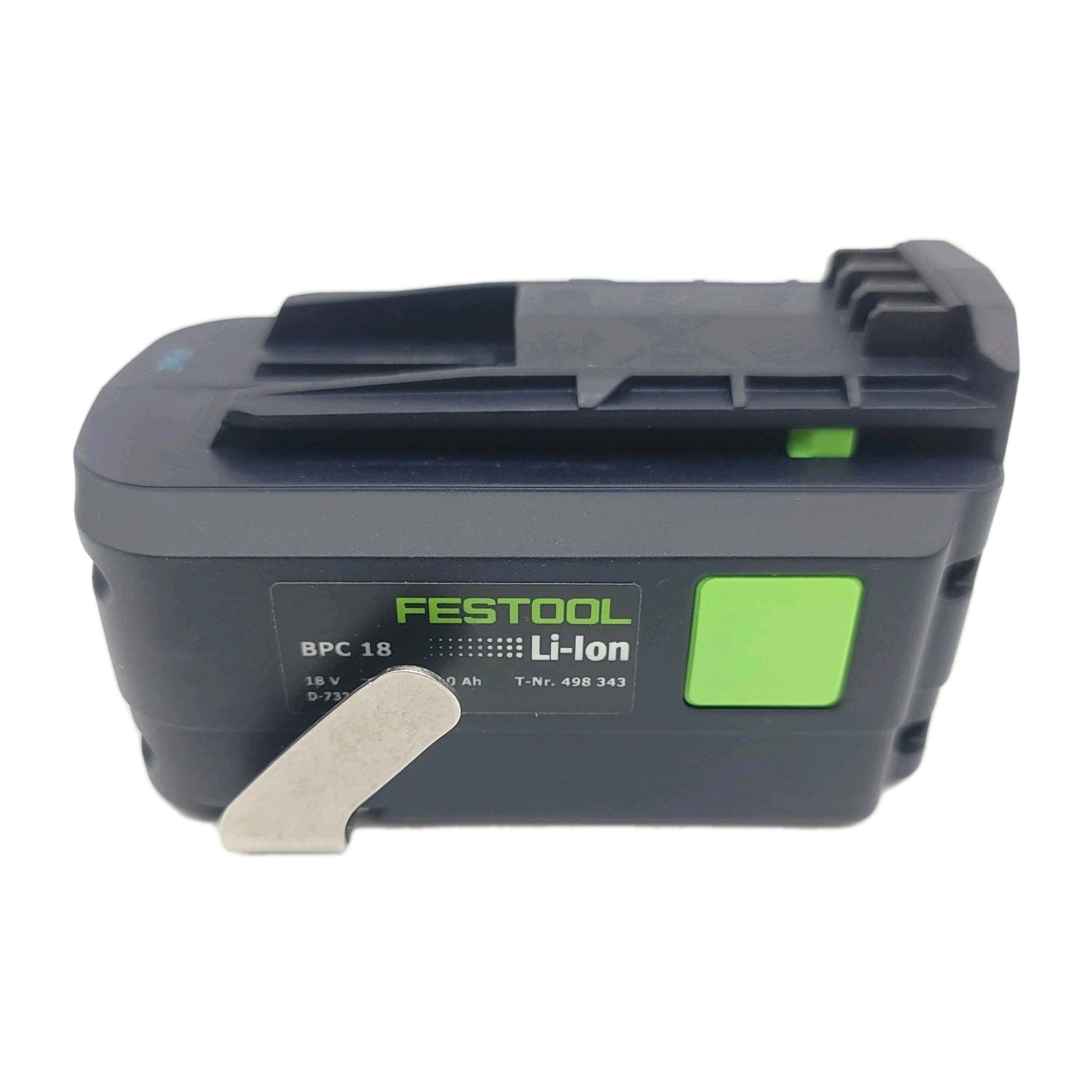 Genuine 18v 3.0ah Festool BPC 18 Battery for T18+3, TSC 55, and Carvex 498343