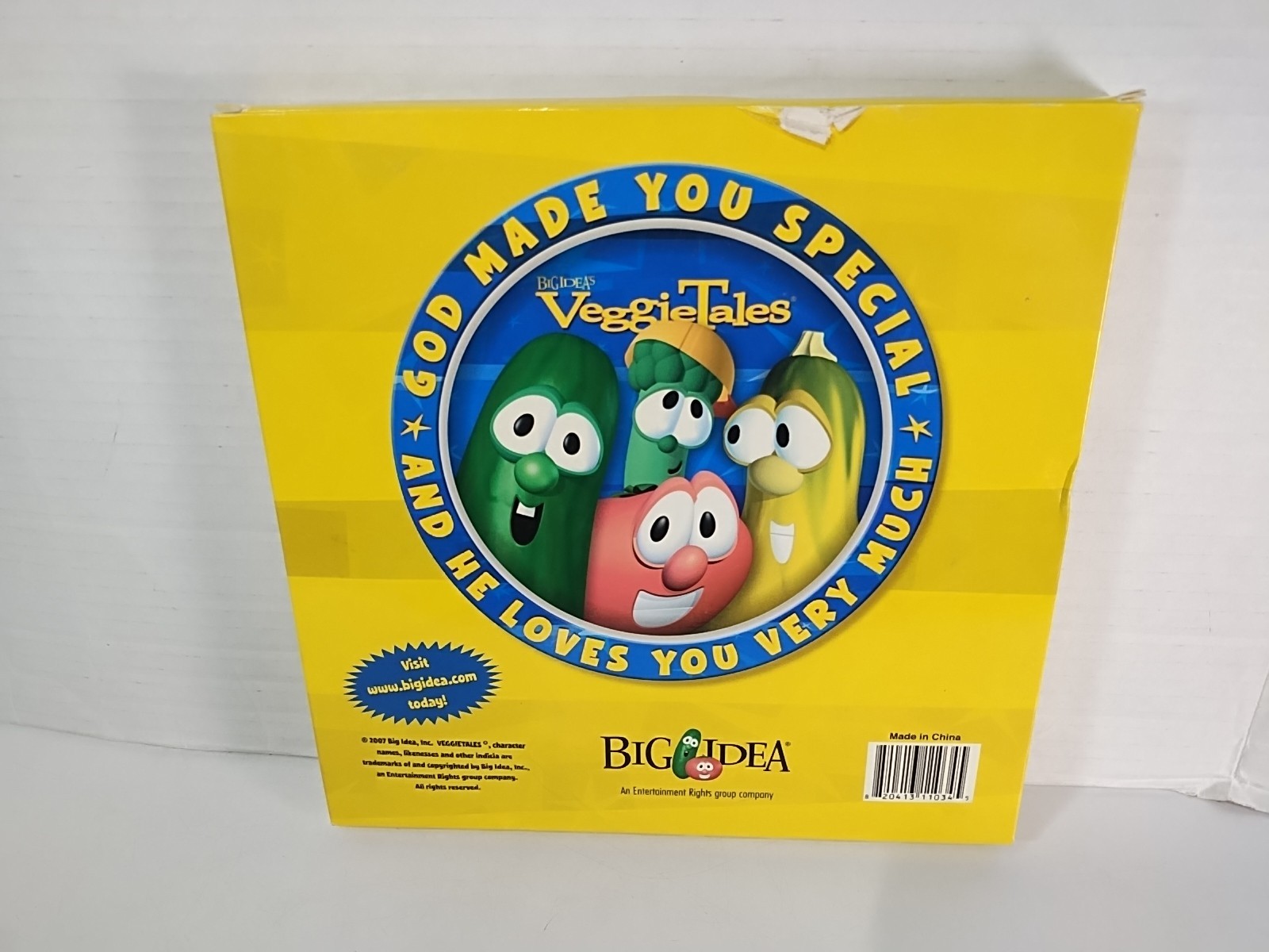 2007 VeggieTales Collectors Plate 8.5” Nostalgic NEW Sealed In Original Box RARE
