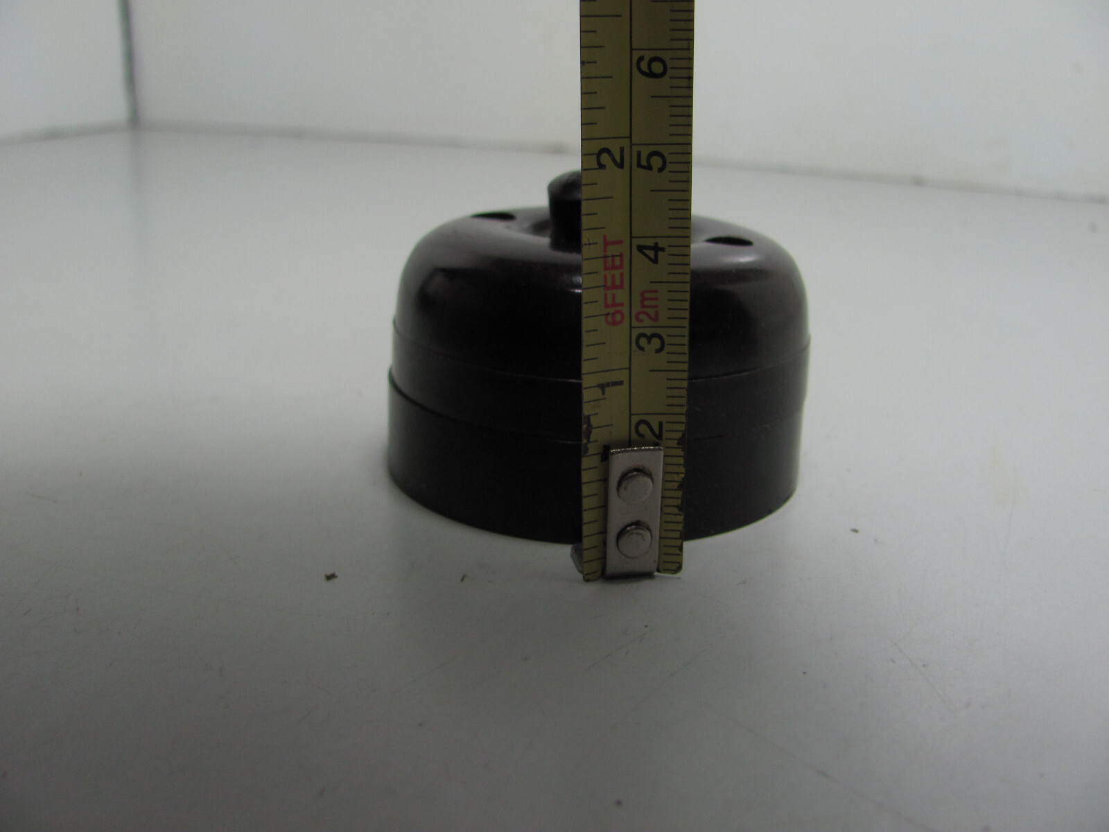 Ring Grip Bakelite Light Switch Double Pole 10 Amp 250 Volts NOS Large Body