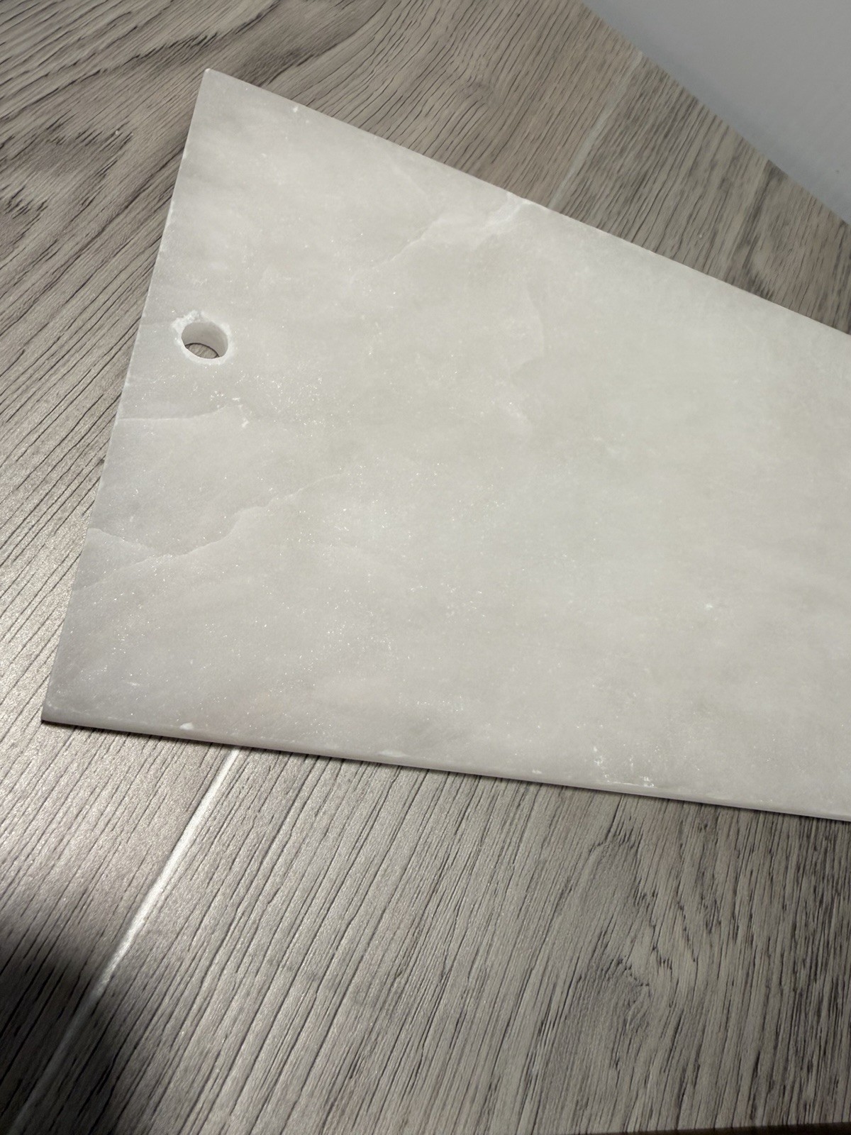 14.2in Alabaster Wall Sconce, Large Natural Marble LED Modern Wall Lamp 12W