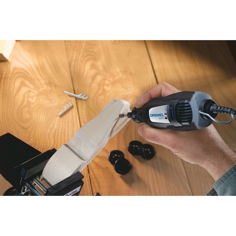 200 Series Corded Rotary Tool 9A 120V Two-Speed High Performance W/ Accessories