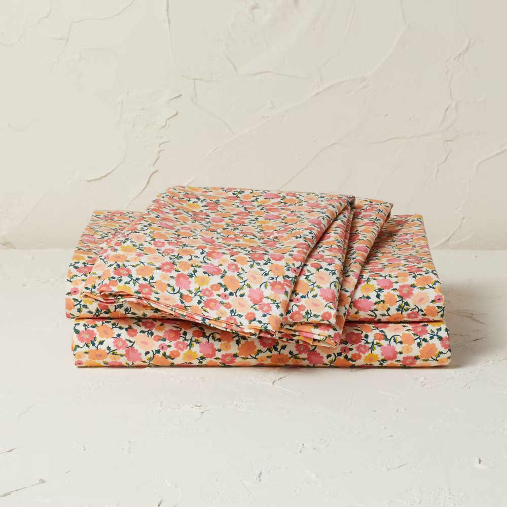 Printed Cotton Percale Sheet Set – Opalhouse designed with Jungalow