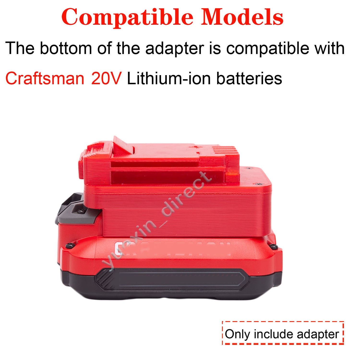 For Craftsman v-20 Battery Adapter Convert to for Porter Cable 20V Power Tools