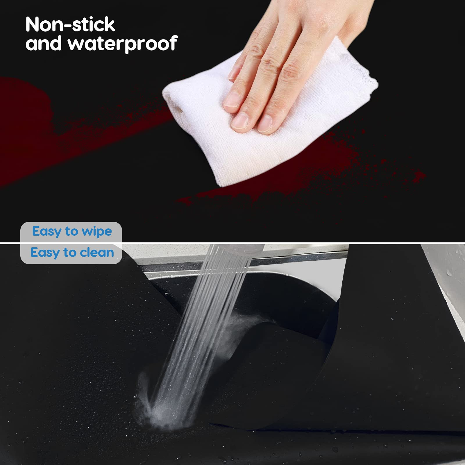 Extra Large Silicone Mat 36”x24”x0.08”, Multipurpose Silicone Mat Thick Heat …