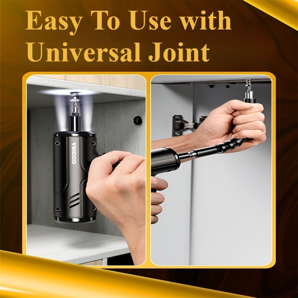 Mini Power Cordless Electric Screwdriver Kit Rechargeable Screwdriver Bit Set