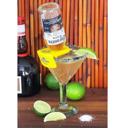 5 Corona Extra Beer Yellow Margarita Coronita / Coronarita Bottle Clips ~ New