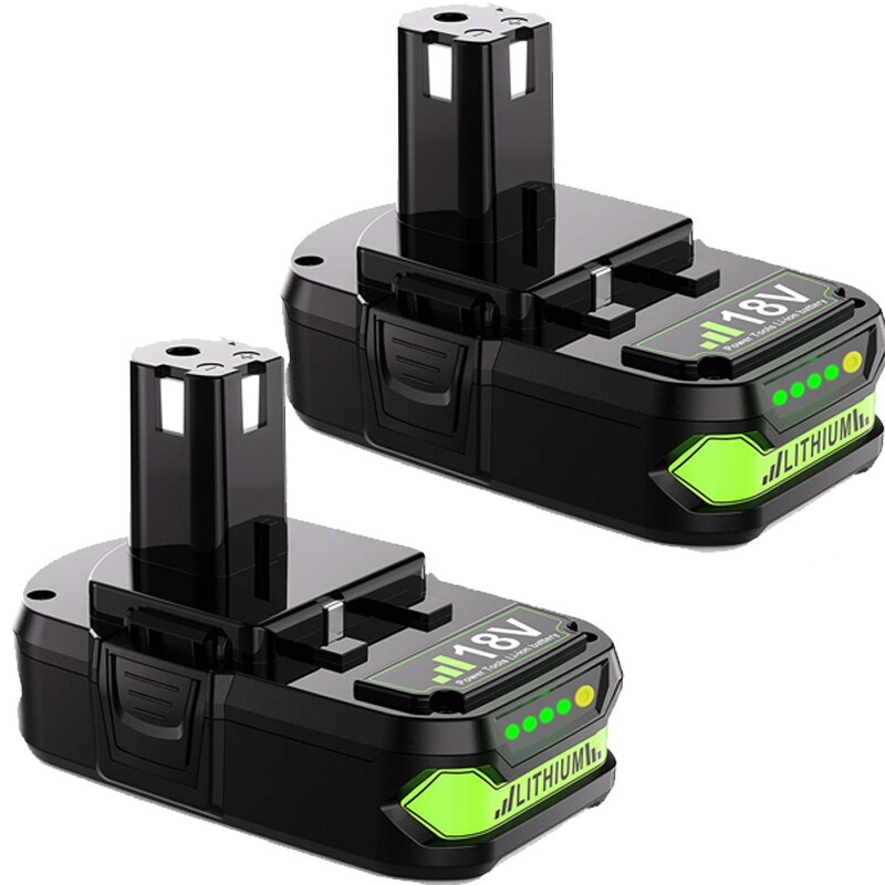 2X P107 BATTERY For RYOBI P108 18V One Plus High Capacity Battery Li-Ion P102