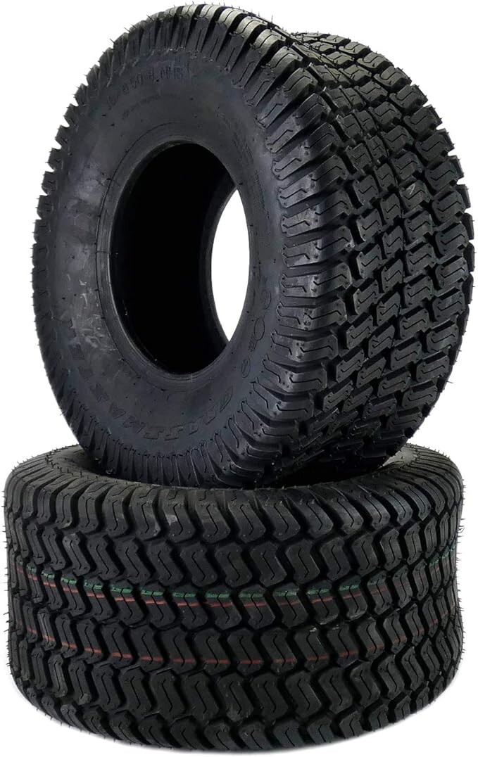 Set of Two 18×8.50-8 4 Ply Turf Tires for Lawn & Garden Mowers 18×8.5-8
