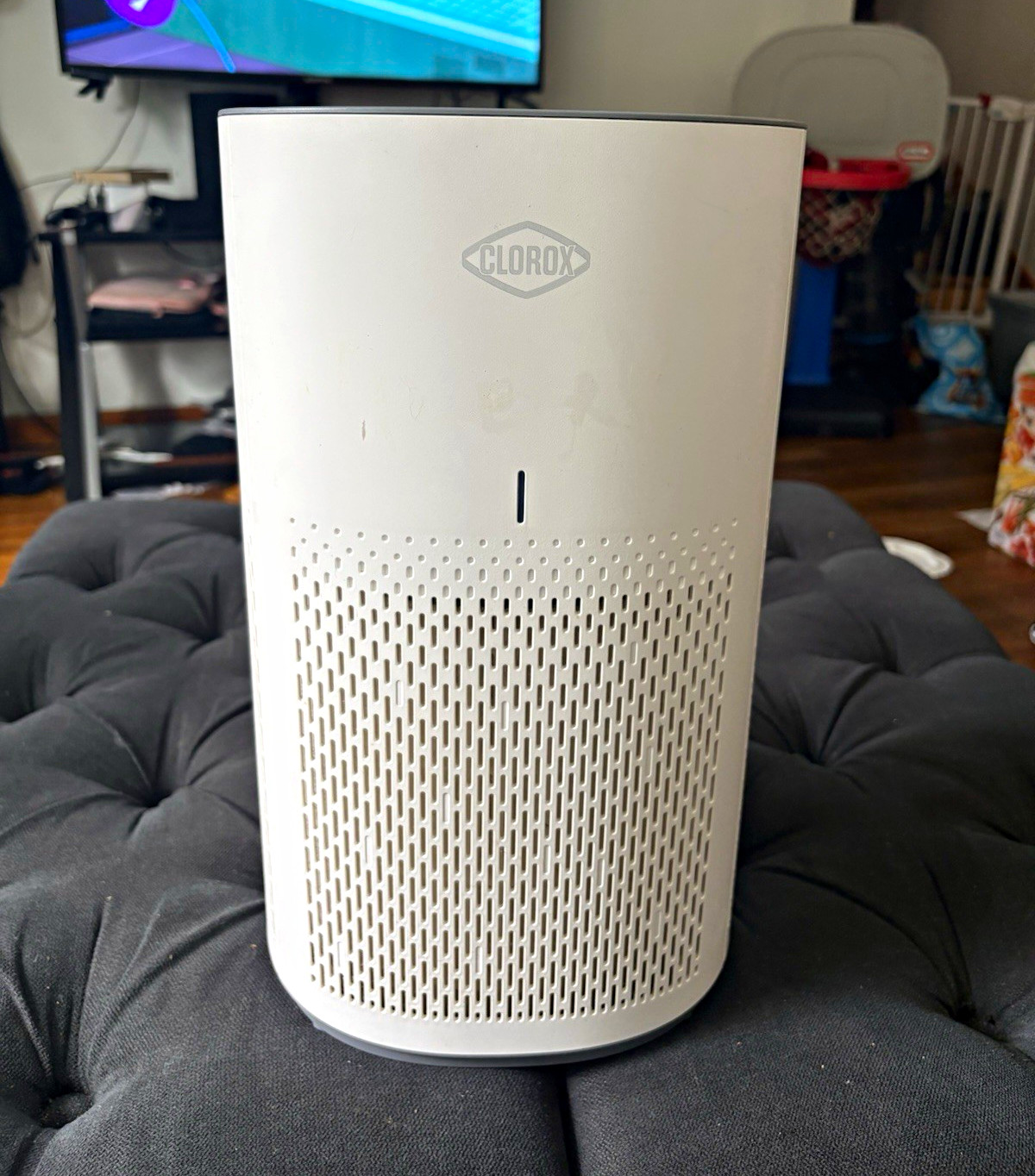 Clorox Portable HEPA-Type Air Purifier 200 sq ft Touch Timer White/Gray/Black