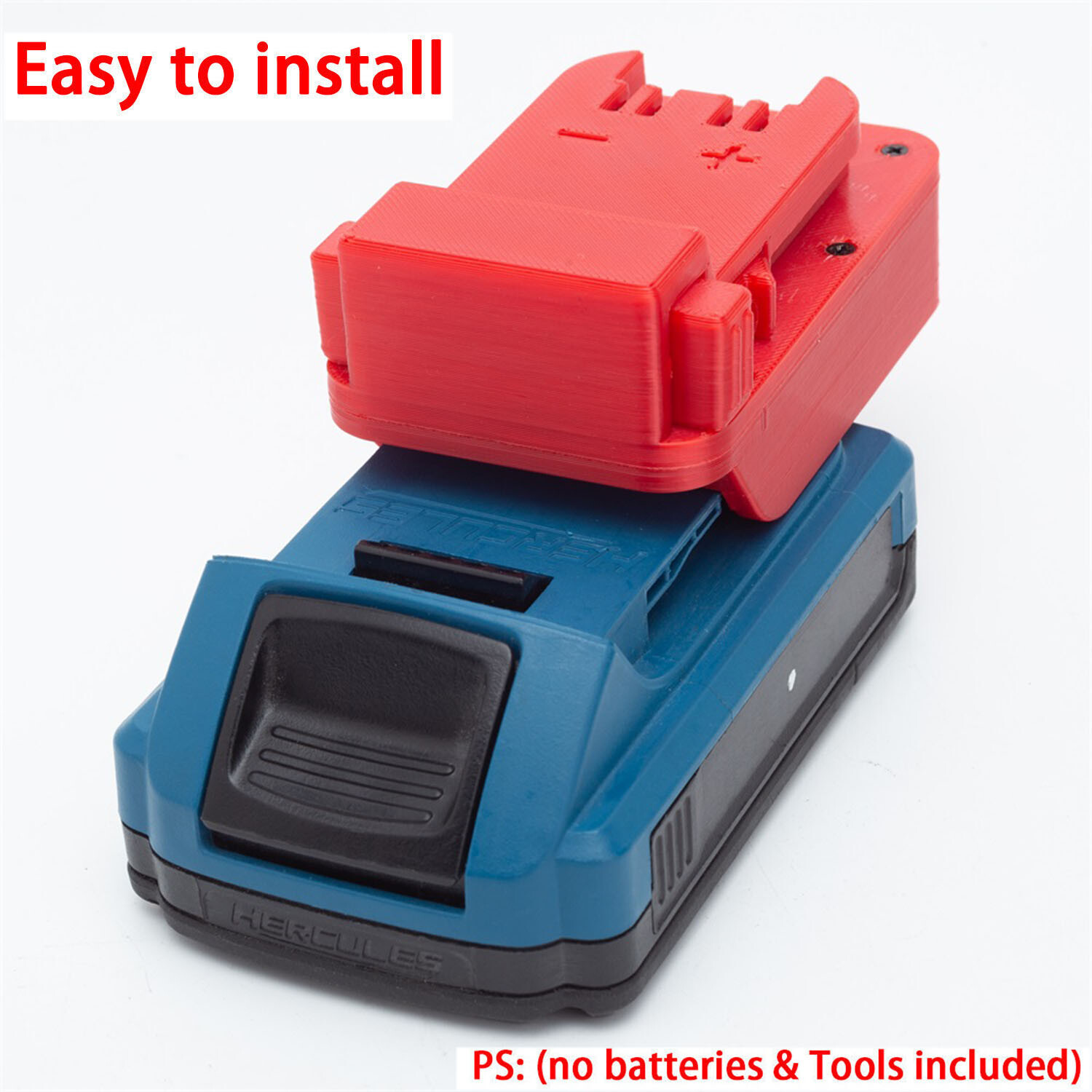 For Hercules 20V Li-ion Battery to for Milwaukee 18V Tools Adapter Converter US