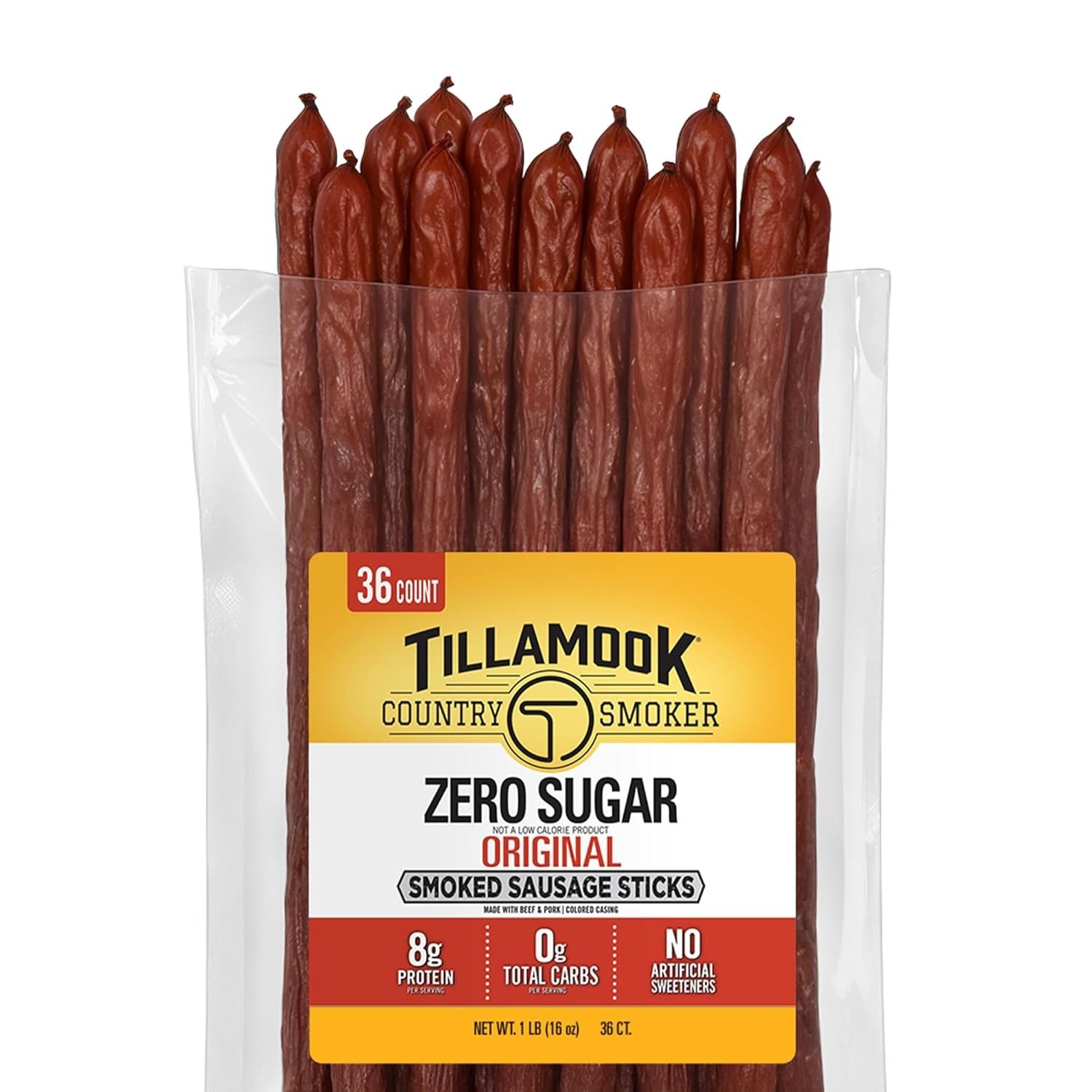 Tillamook Country Smoker – Hunter’s Sausage Meat Sticks 36 ct Bulk-USA