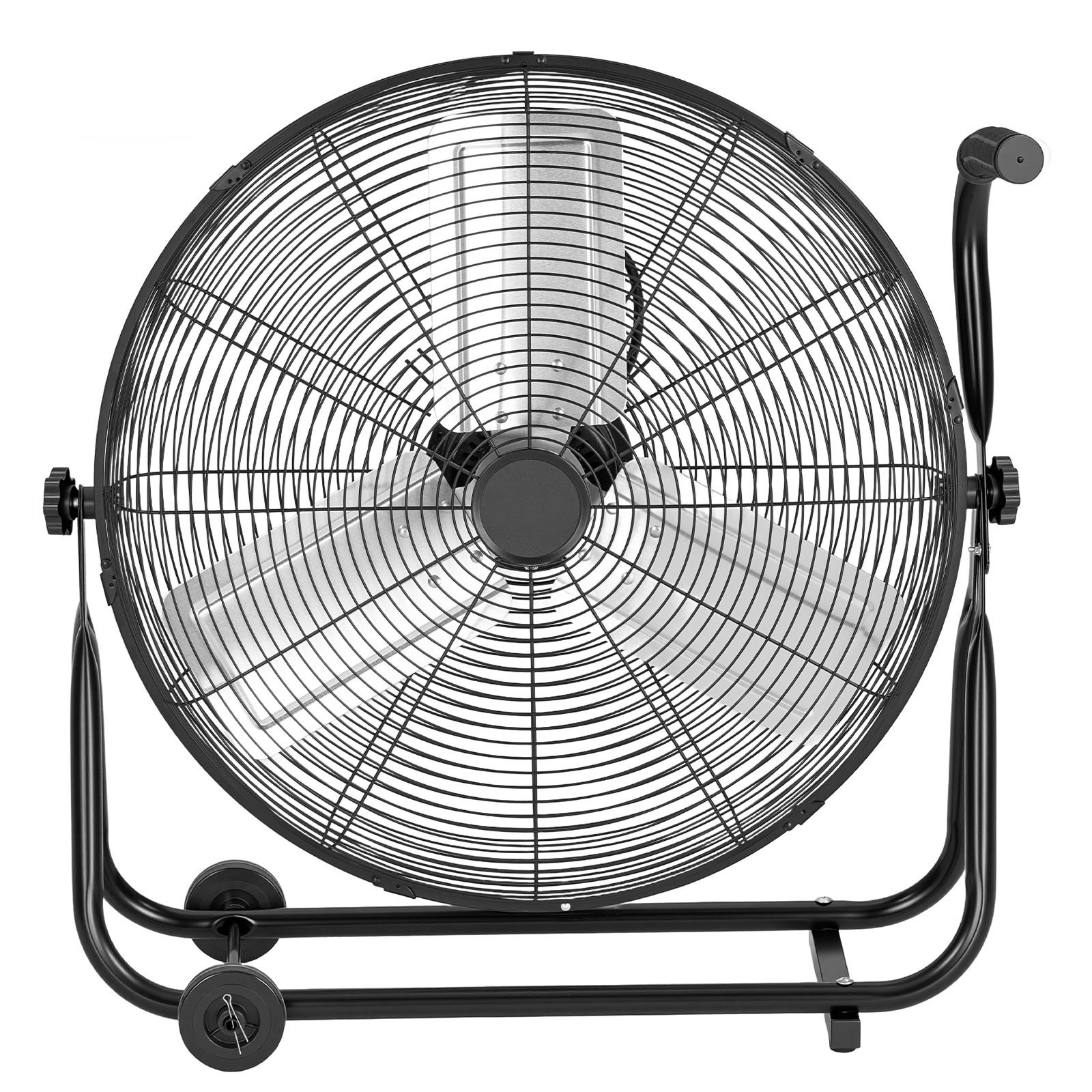Uimoso 24-Inch Industrial Floor Drum Fan, High Airflow 7500 CFM for Garage Use