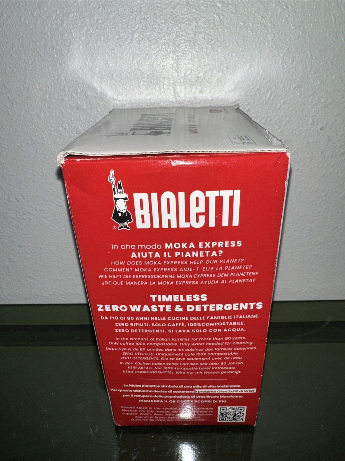 Bialetti Moka Express 6-Cup Stovetop Coffee Espresso Maker 275-06 -Made In Italy