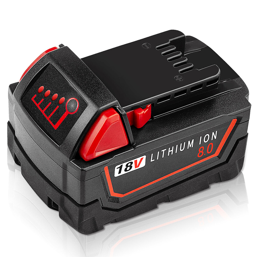 1~2Pack For Milwaukee for M18 Lithium 8.0Ah Extended Capacity Battery 48-11-1860