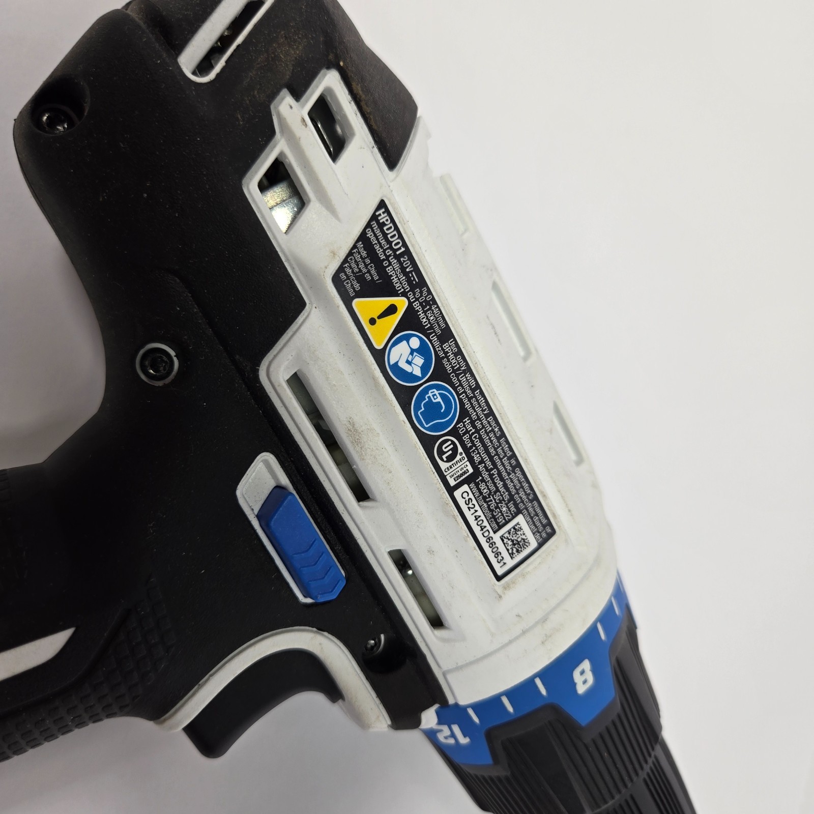 Hart 20V 1/2″ Drill Driver 2 Speed Cordless Tool Body Only HPDD01