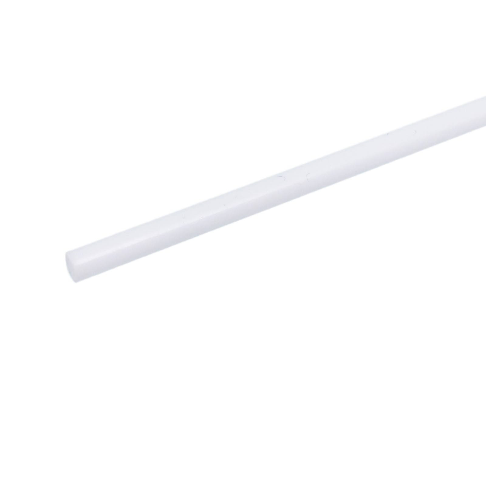10x ABS Styrene Plastic Round Bar Rod Dia 2mm ±10% length 9.8″ 250mm White