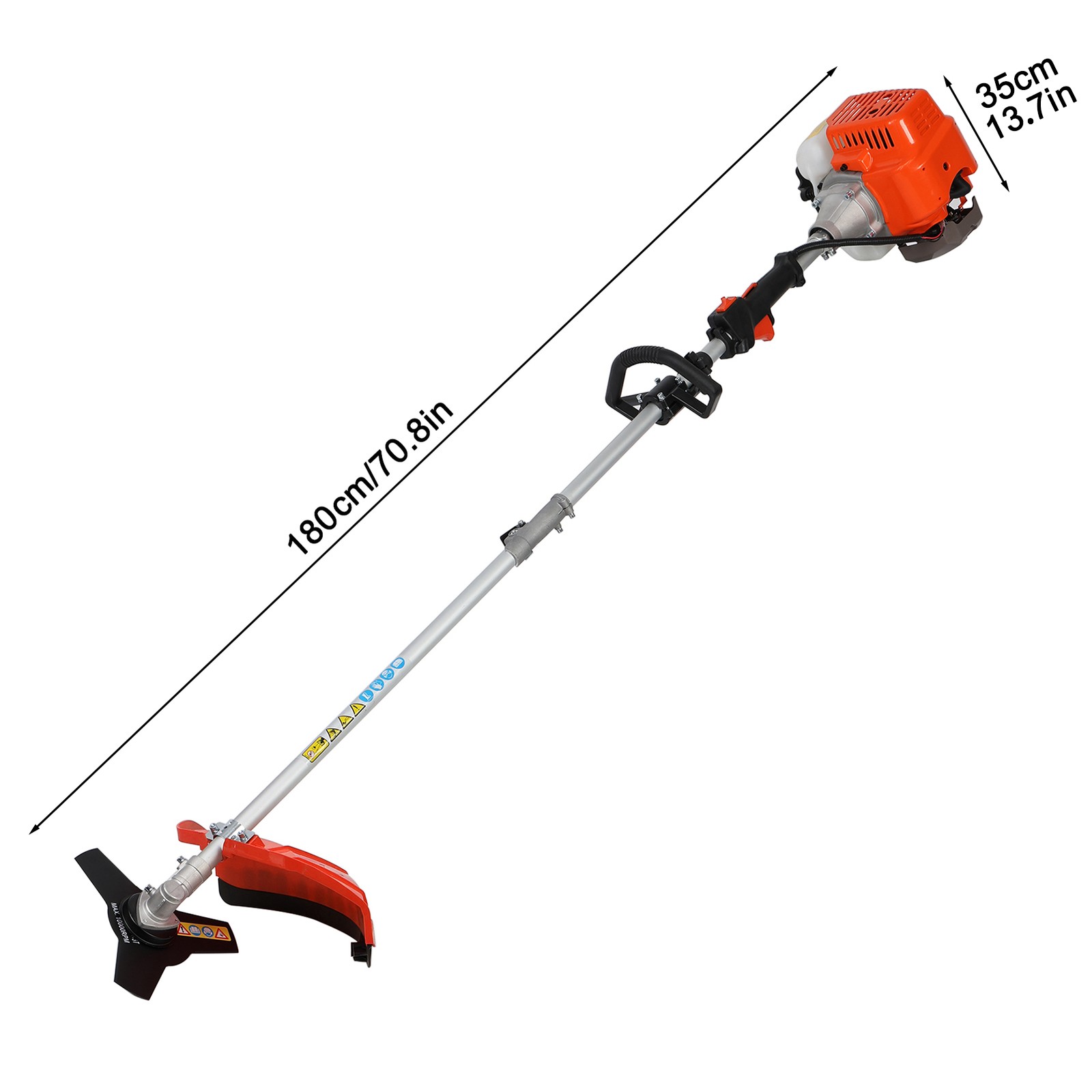 5-in-1 Multi-Functional Trimming Tools Gas Hedge Trimmer 52CC Weed Eater NEW
