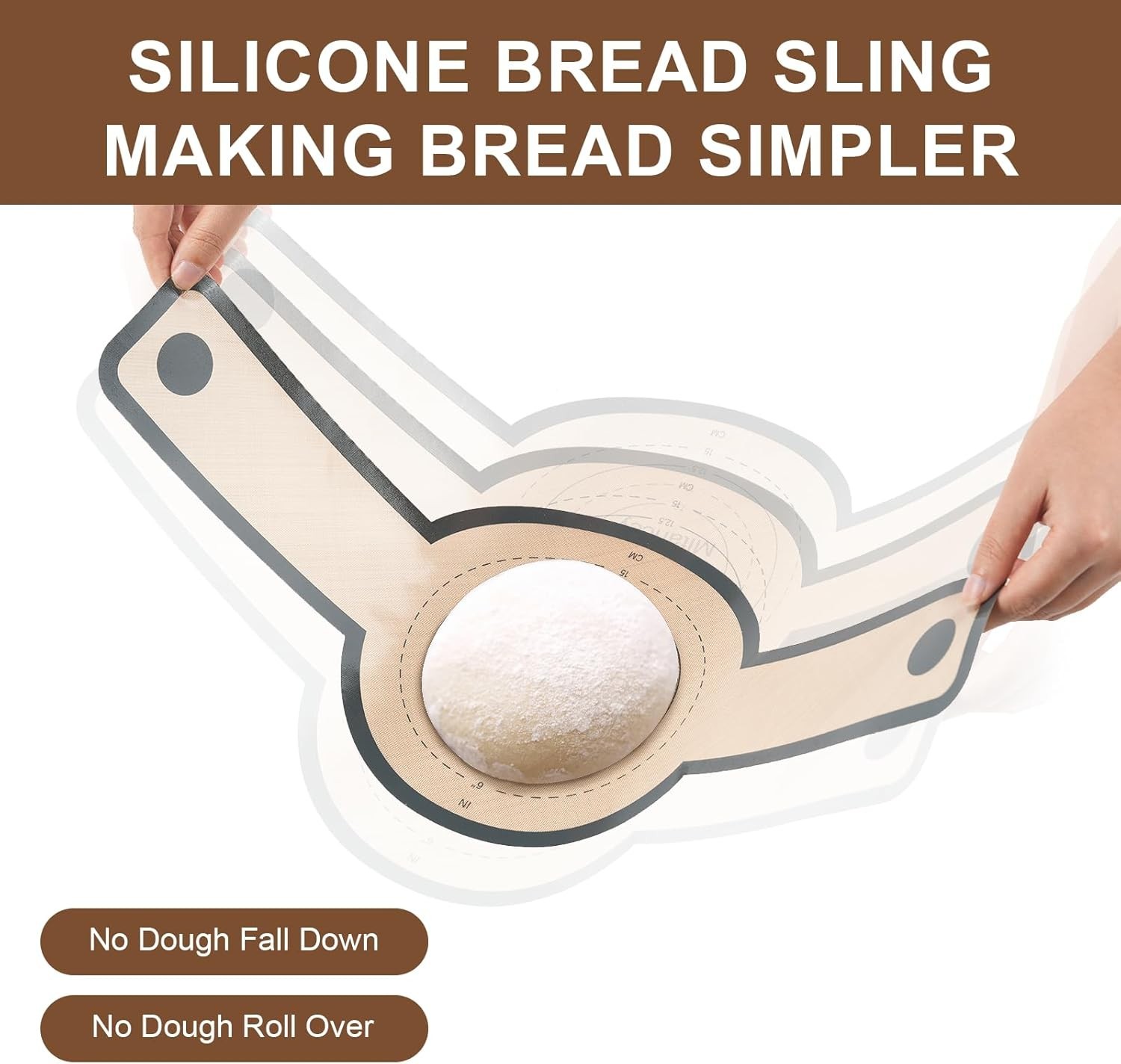 3 PCS Silicone Bread Sling for Dutch Oven Liners, Non Stick & Easy to Clean S…