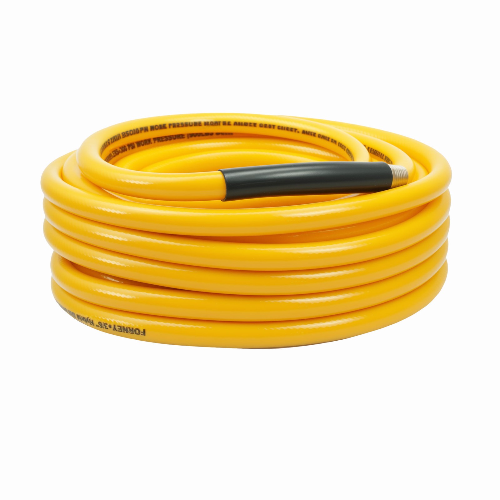 High-Quality 3/8 Inch × 50 ft Reinforced PVC Air Hose 50 Ft with Brass Fittings
