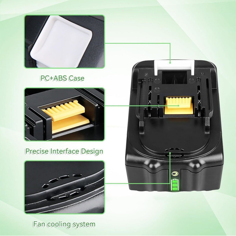 8000mAh For Makita Battery 18V 8.0Ah BL1830B BL1840B BL1850B BL1860B Li-Ion LXT
