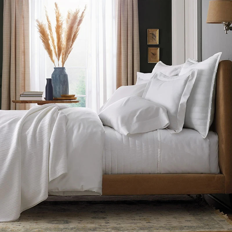 TCS Legends Hotel Premium Smooth Supima Cotton Wrinkle-Free Sateen Bed Sheet Set
