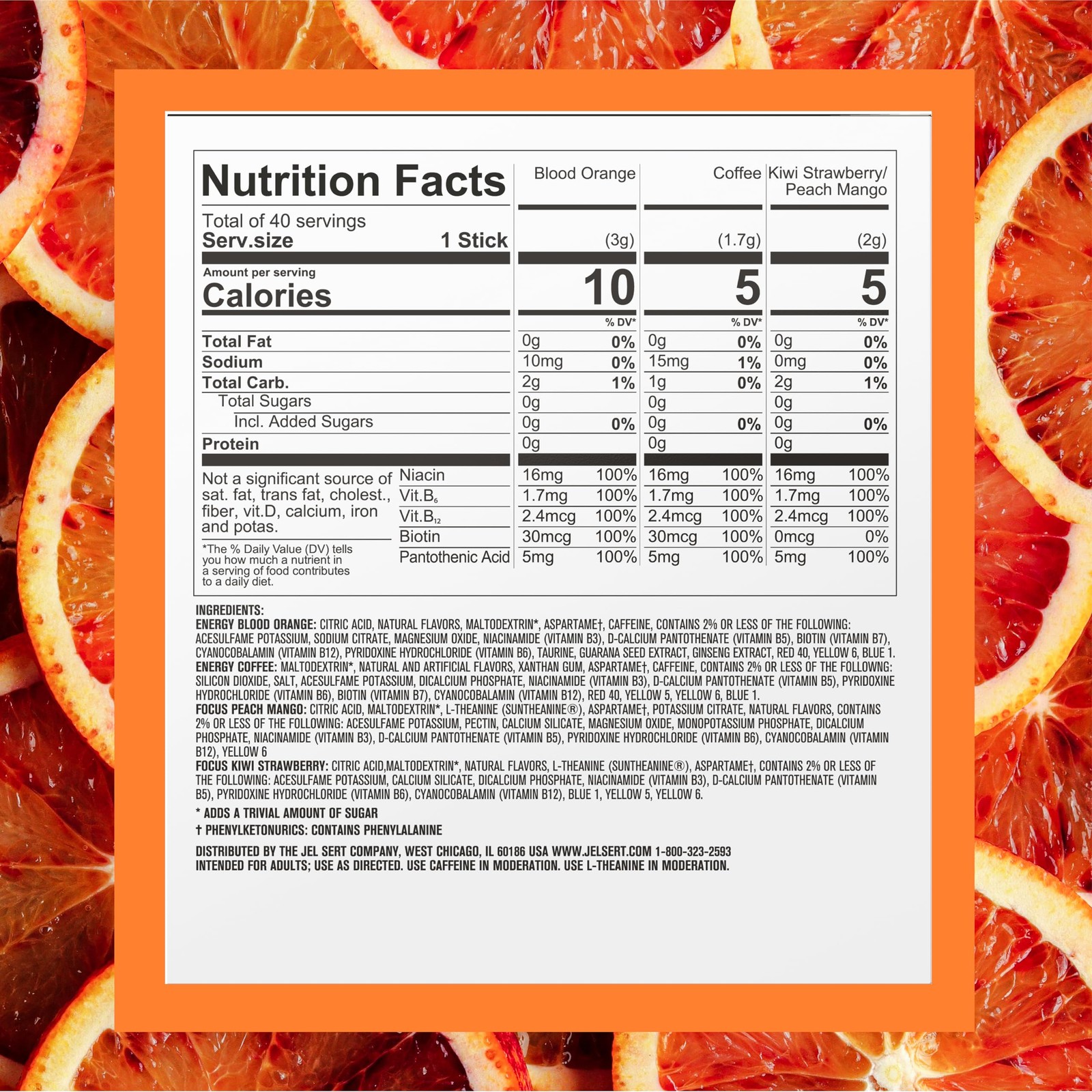 PURE KICK Energy and Focus 0.08 Ounce (Pack of 40), Variety – &