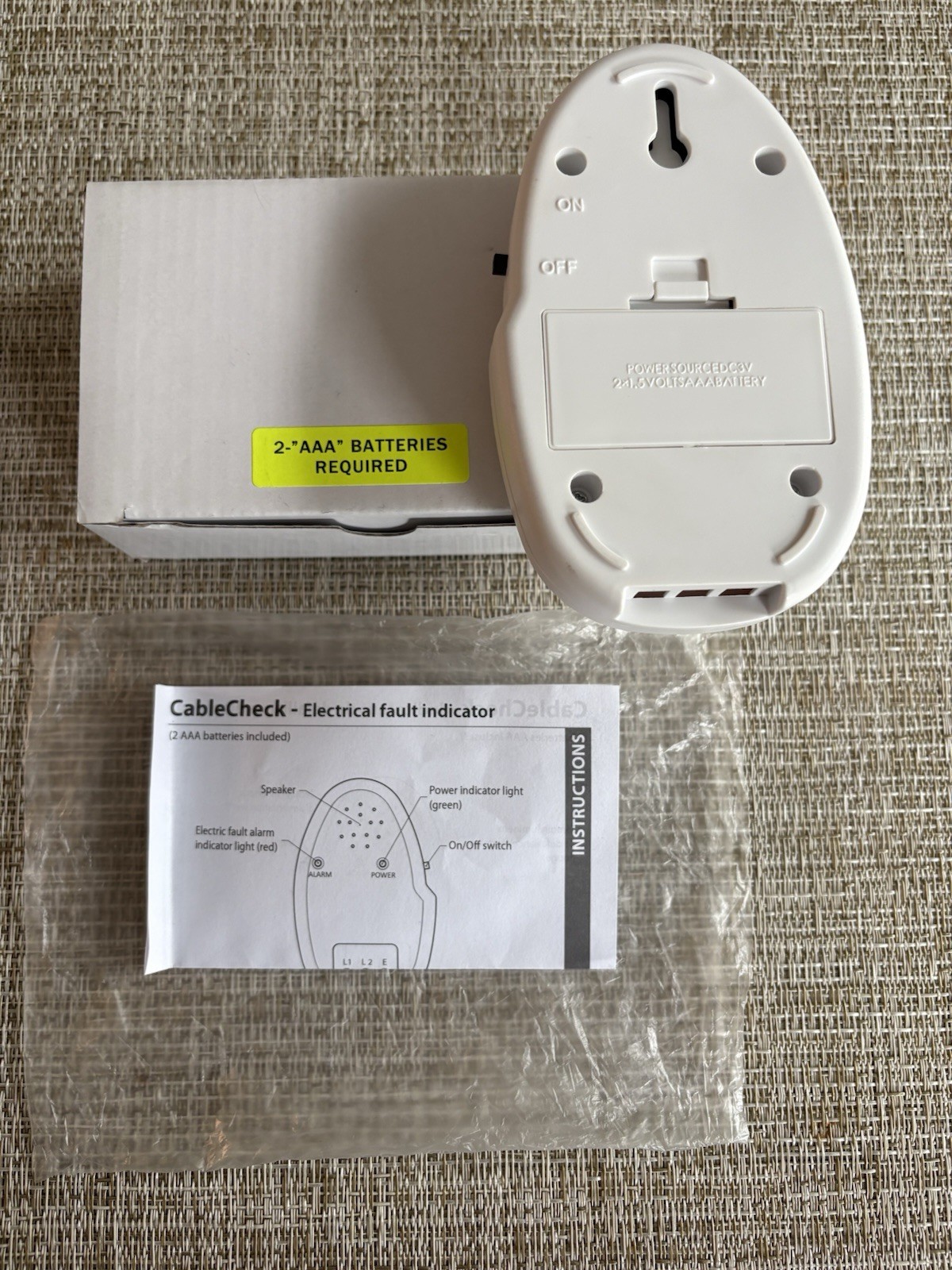 Insta alarm circuit monitor for electric floor heating installations. Brand new.