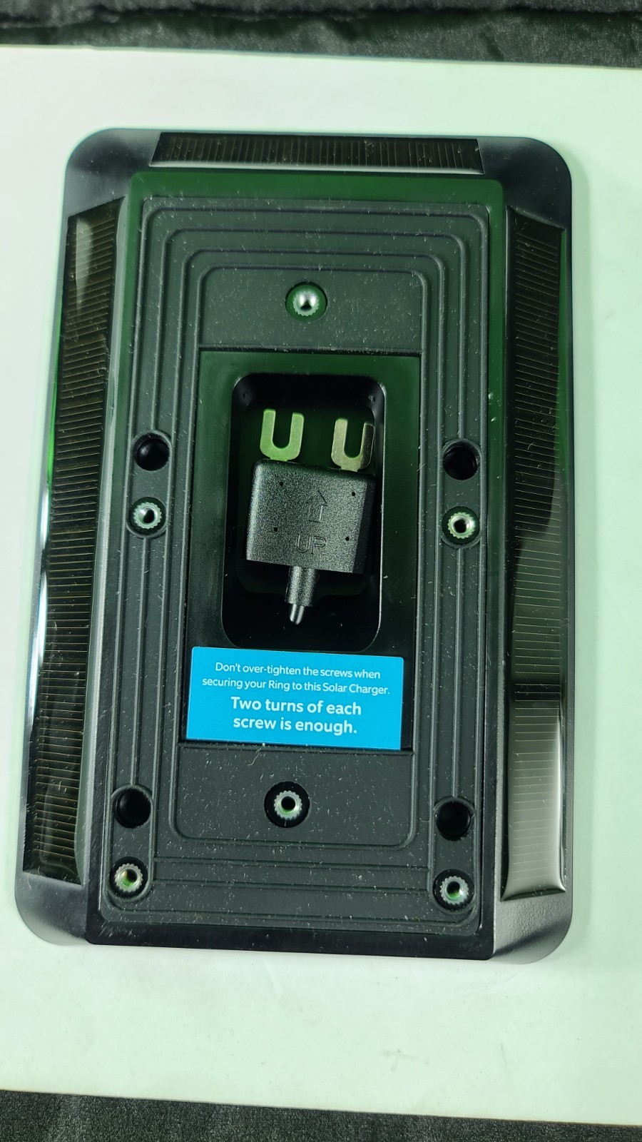 Ring Solar Charger for Video Doorbell 3/3 Plus/4 – (Door bell is not included)