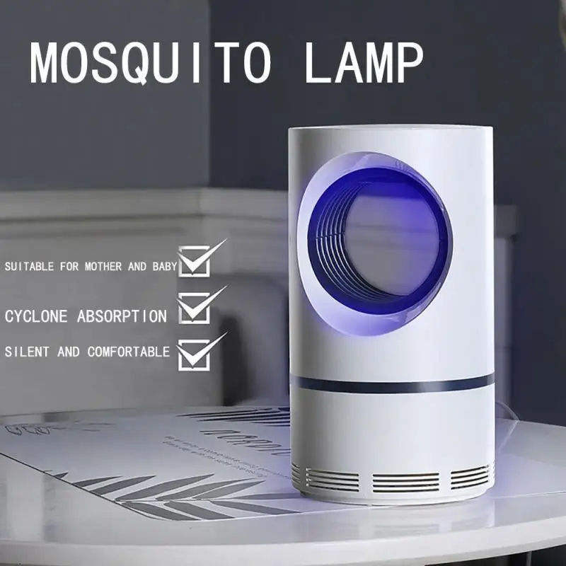 2 Pack Electric Mosquito Killer Lamp USB LED Bug Zapper Fly Trap Indoor