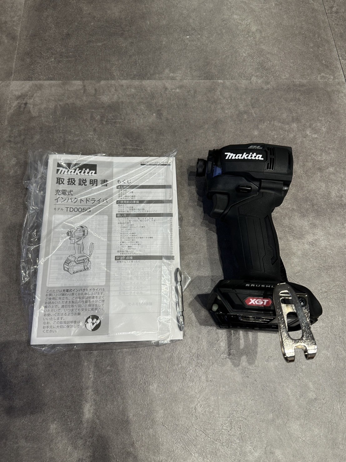 Makita TD005G Impact Driver TD005GZB 40V max XGT Brushless Tool Only black japan