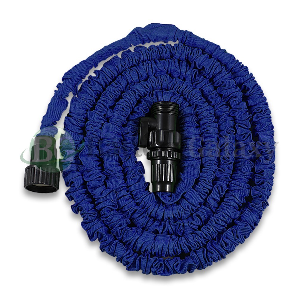 Garden Water Hose Pipe Flexible Lightweight 25 / 50 / 75 / 100FT BLUE